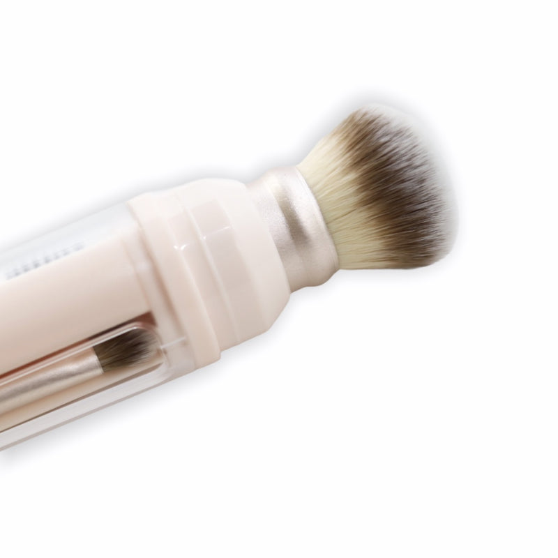 12-in-1 Compact Makeup Brush Kit - VELVET KREME BEAUTY